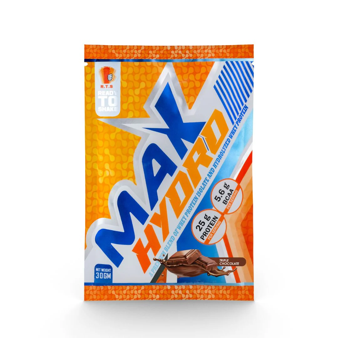 Max Muscle Max Hydro-1Serv.-30G-Triple Chocolate