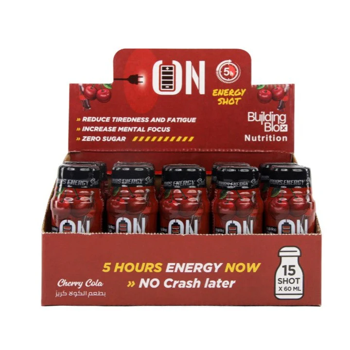ON Energy Shot - Cherry Cola (Pack of 15 Shot) - Image 2