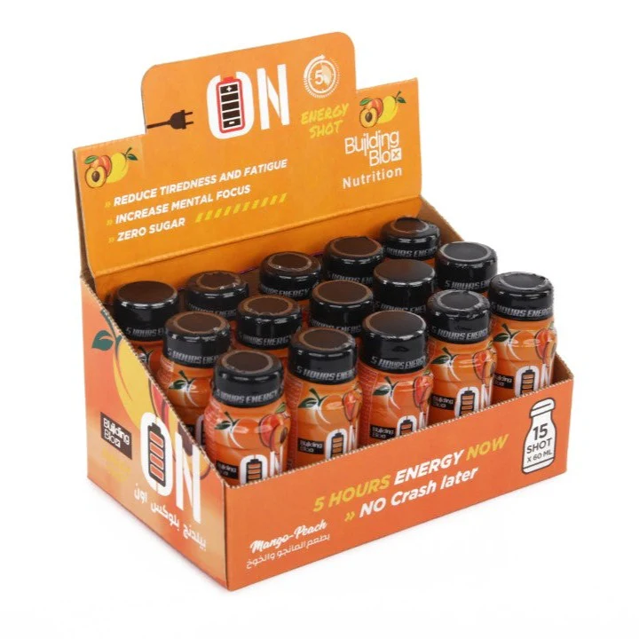 ON Energy Shot - Mango/Peach (Pack of 15 Shot)