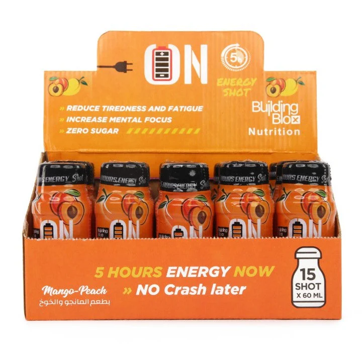 ON Energy Shot - Mango/Peach (Pack of 15 Shot) - Image 2