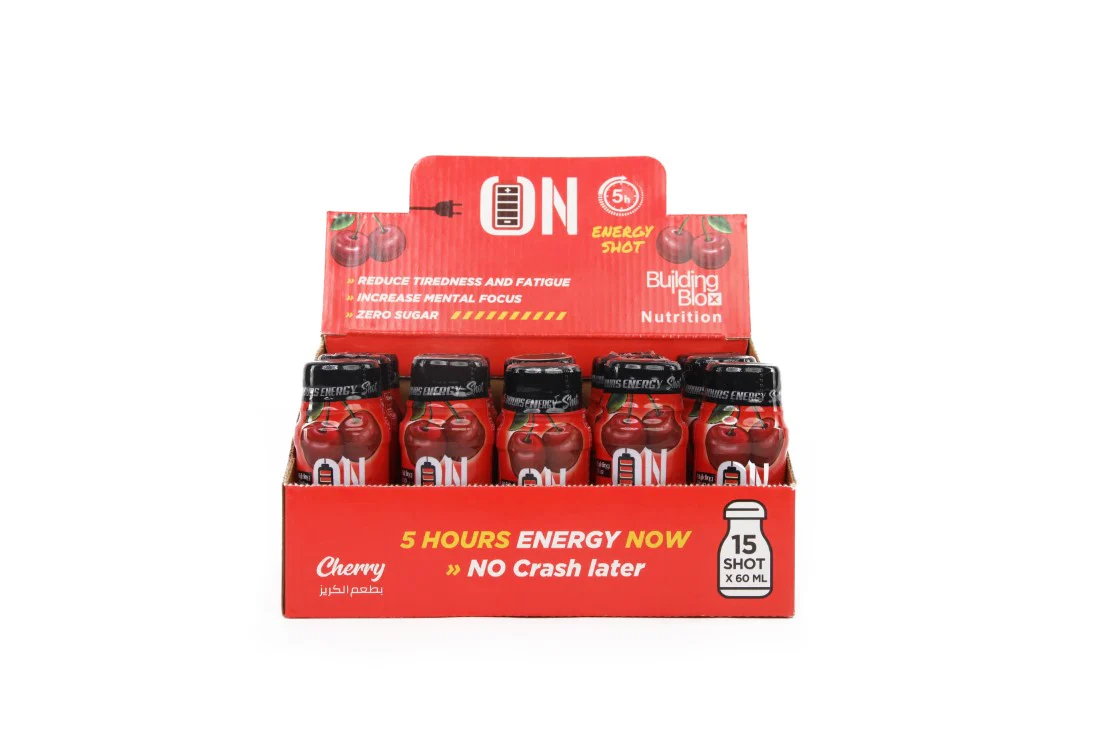 ON Energy Shot - Cherry (Pack of 15 Shot) - Image 2