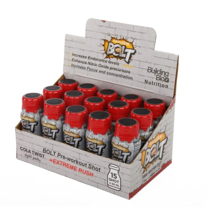 BOLT Pre-workout Shot - Cola Twist (Pack of 15 Shot) - Image 3