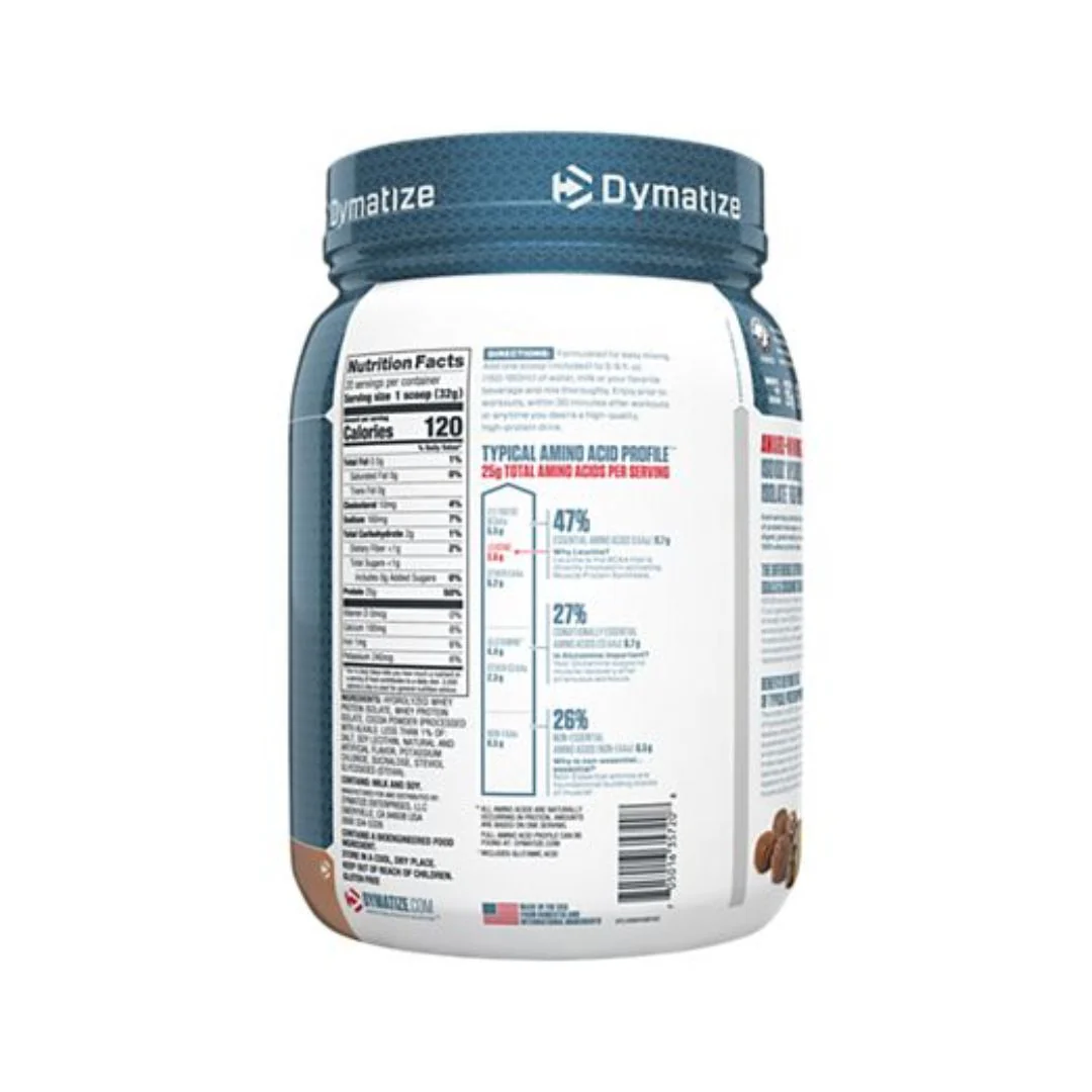 Dymatize ISO 100 20 SERV Gourmet Chocolate - Image 2