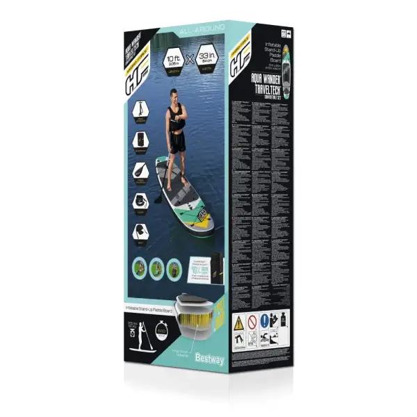 hydro-force aqua wander traveltech inflatable stand-up paddleboard - Image 8