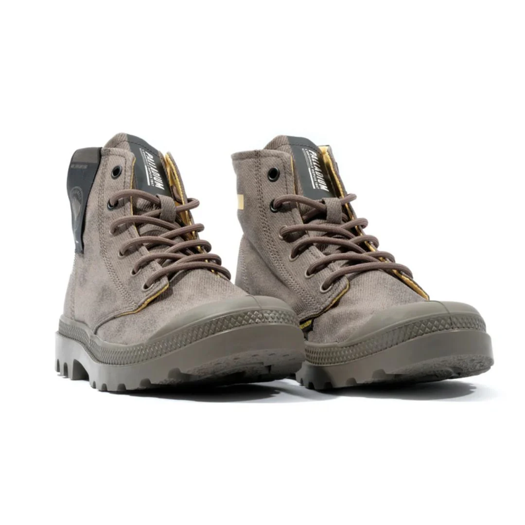 Military-Inspired Canvas Boot - Image 2