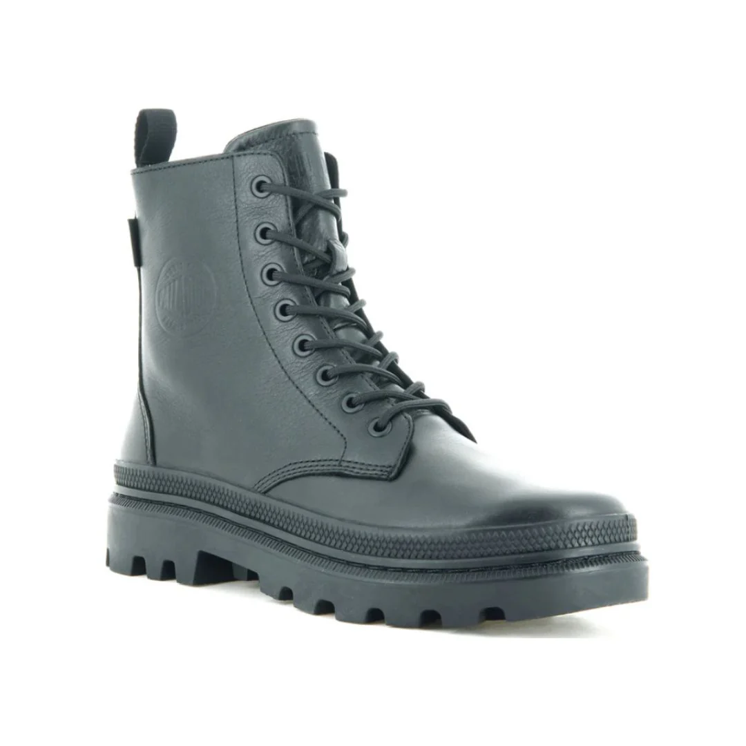 Officer Leather High-Ankle Boots - Image 3