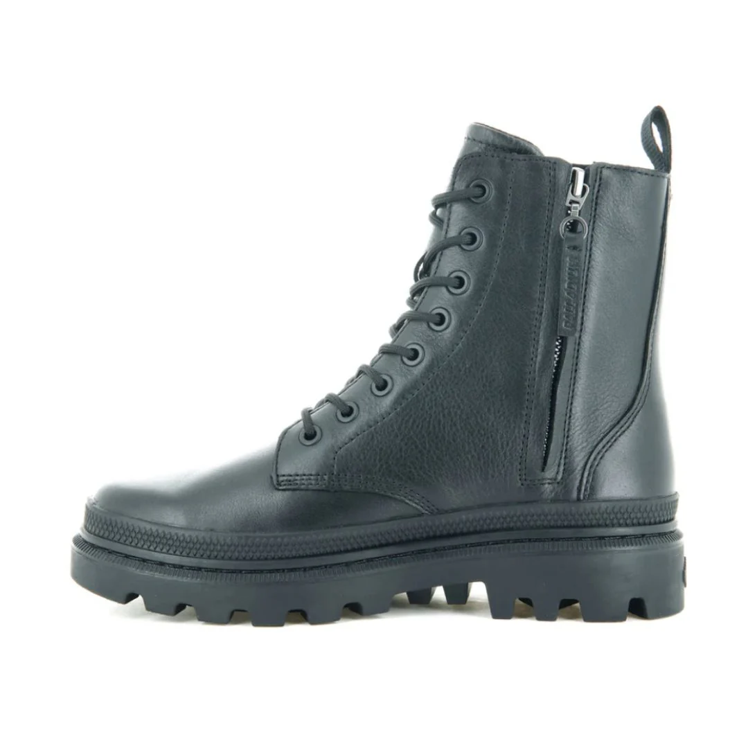 Officer Leather High-Ankle Boots - Image 4