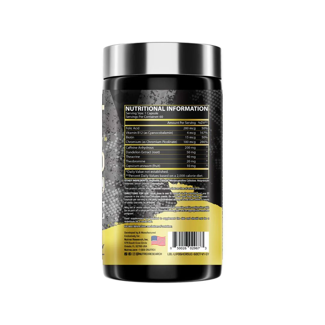 Lipo-6 Black Ultra Concentrate "Hers" - Image 2