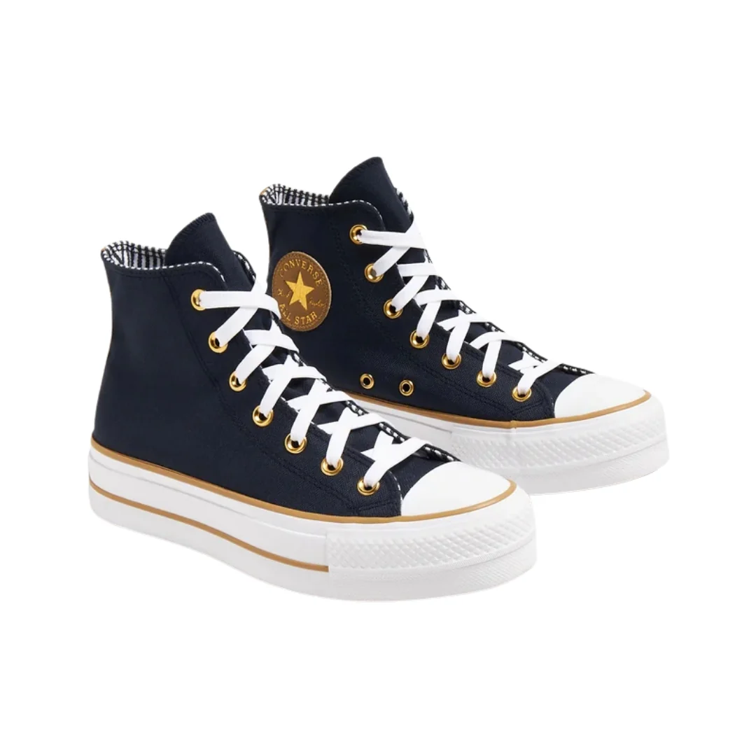Chuck Taylor All Star Lift Gold Patch Shoes - Image 3