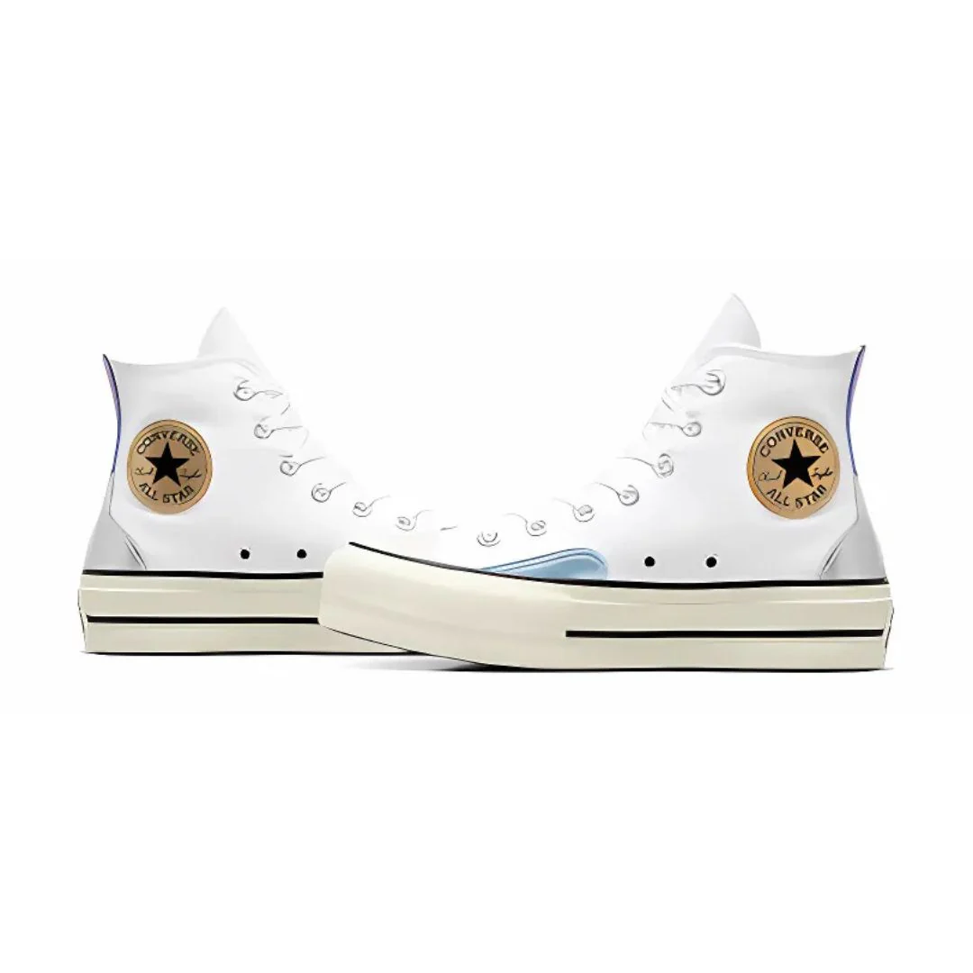 Chuck Taylor All Star Lift Y2K Chrome Shoes - Image 5