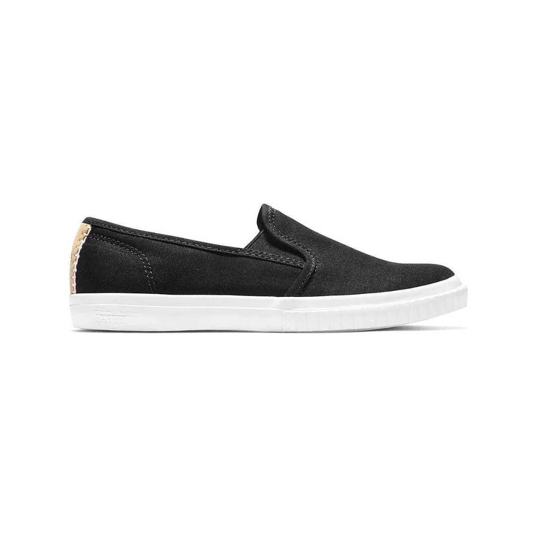 Newport Bay Bumper Toe Slip On Black Lifestyle Shoes