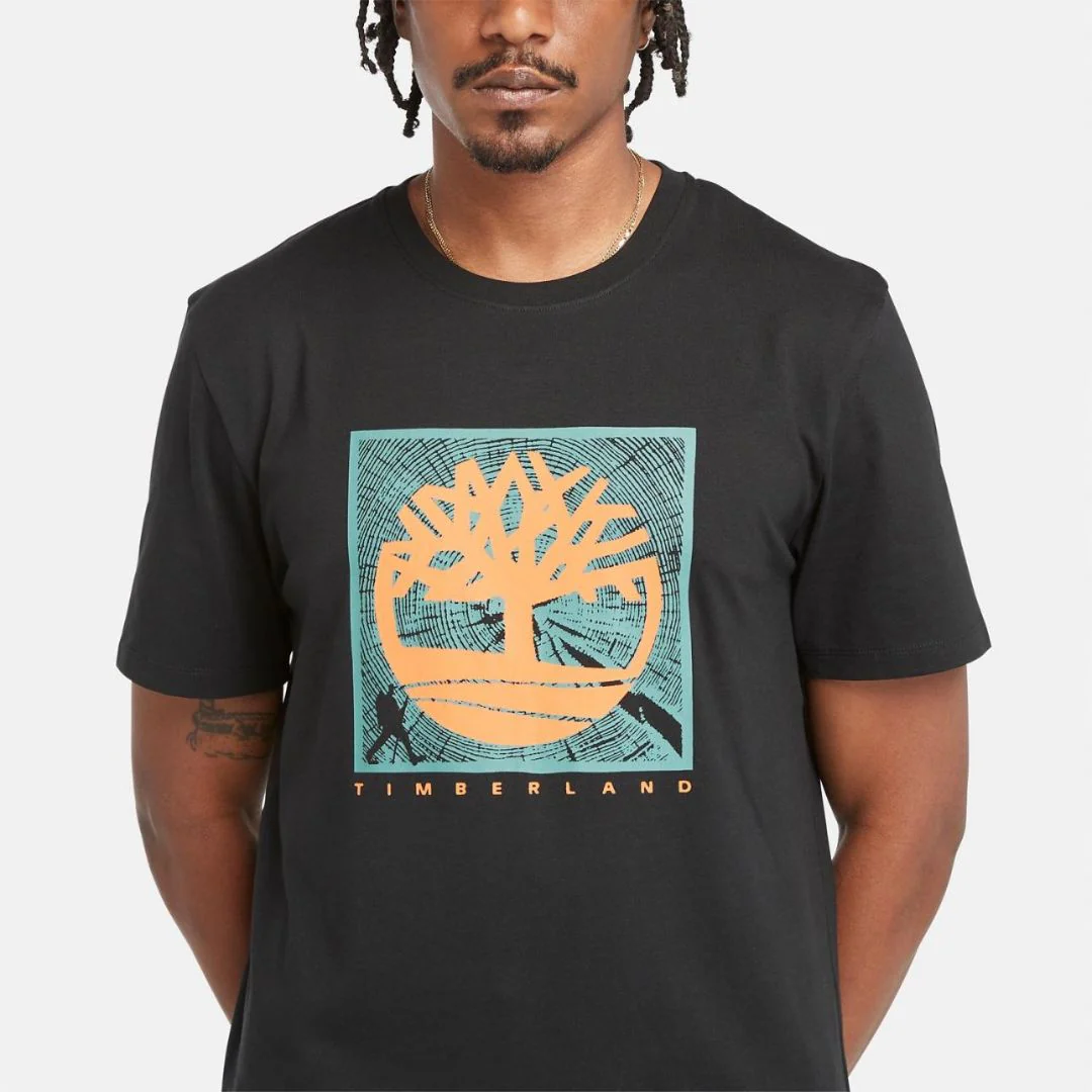 square print t-shirt - Image 3