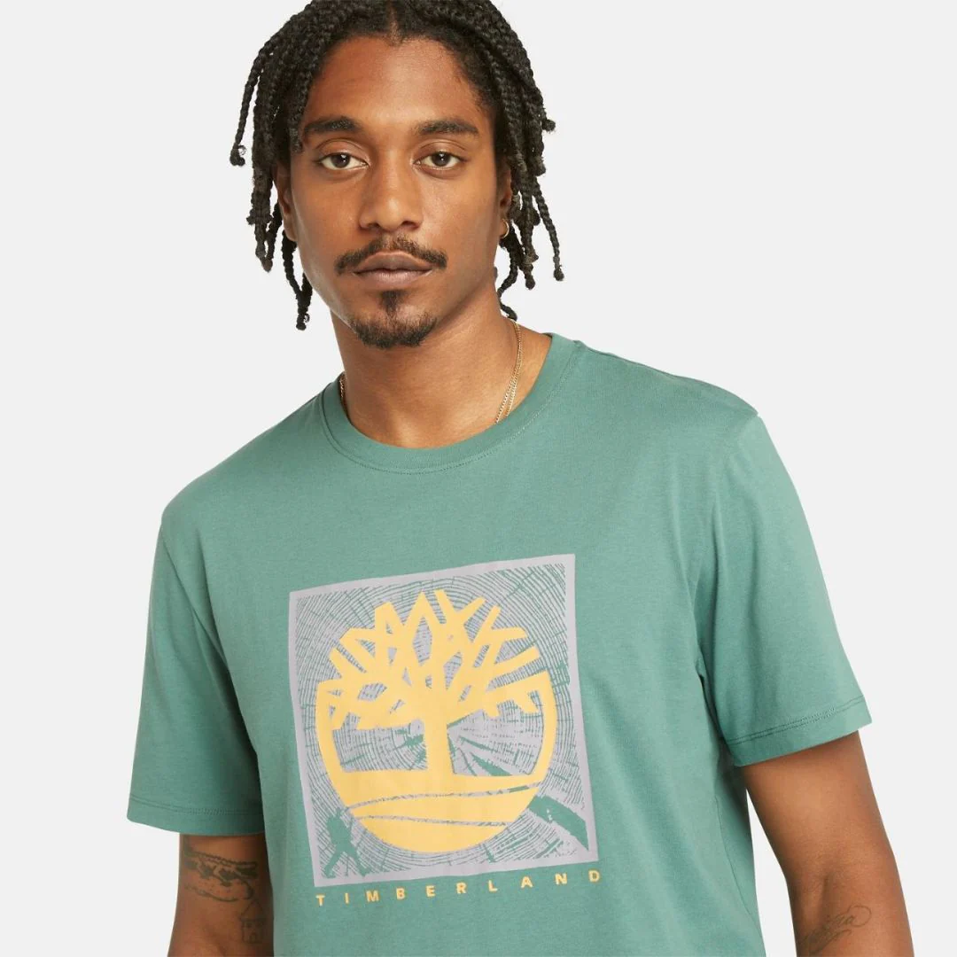 square print t-shirt - Image 2