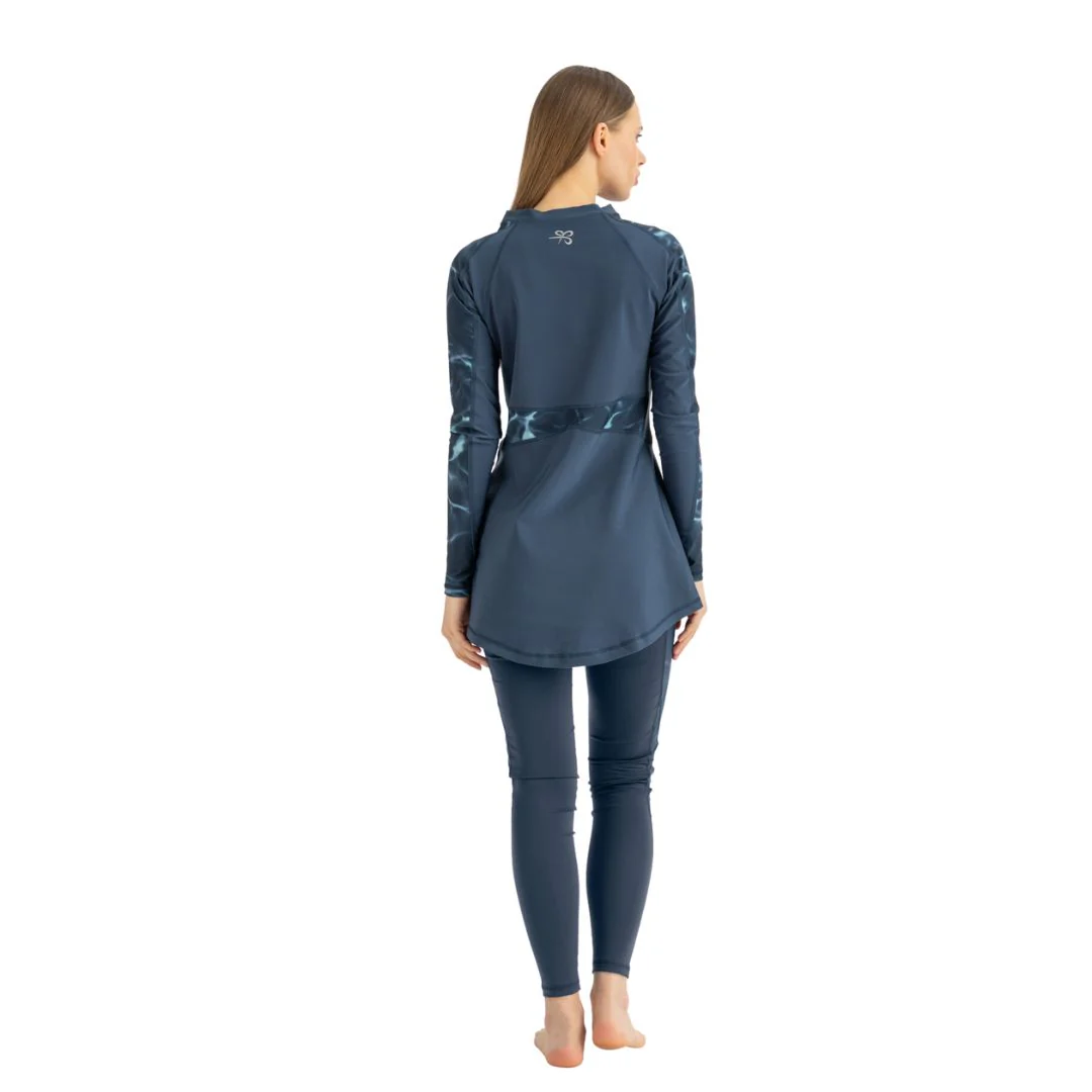 Asymmetrial Basic Swimsuit - Image 2