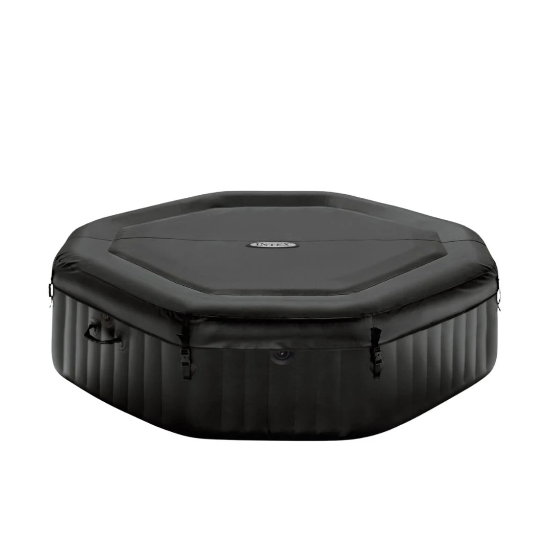 6-Person Onyx Black Octagon Combo Spa Set - Image 3