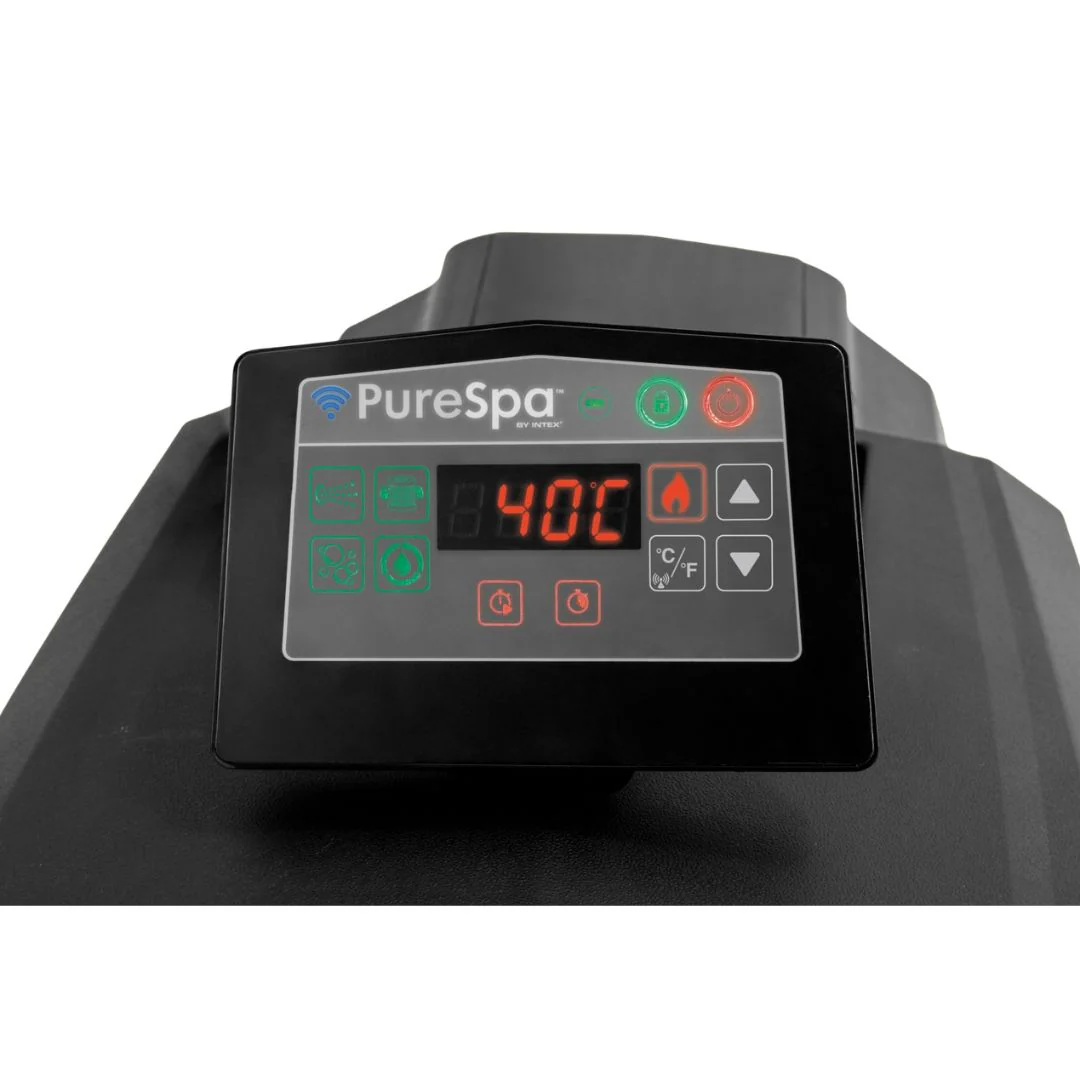 6-Person Onyx Black Octagon Combo Spa Set - Image 5