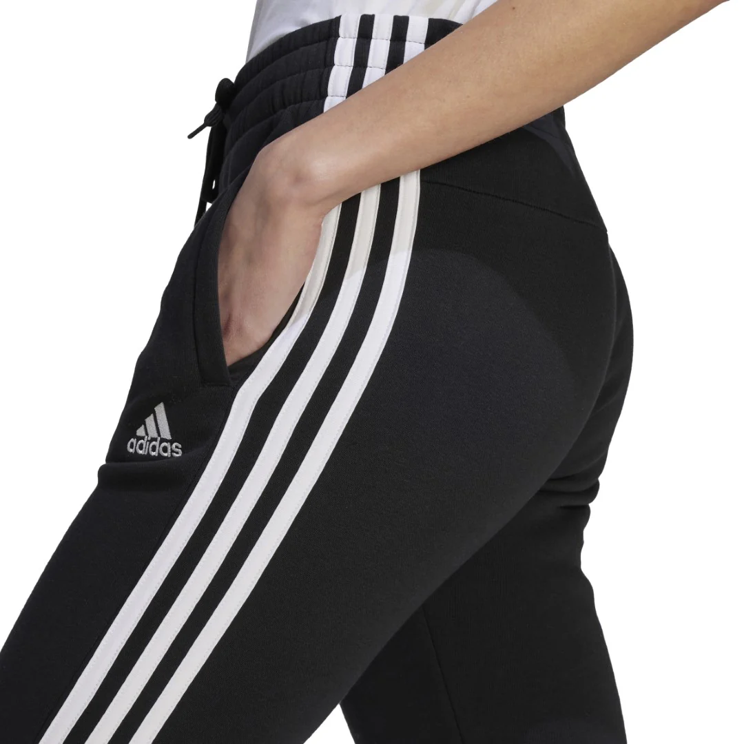 Essentials 3-Stripes Fleece Joggers - Image 3