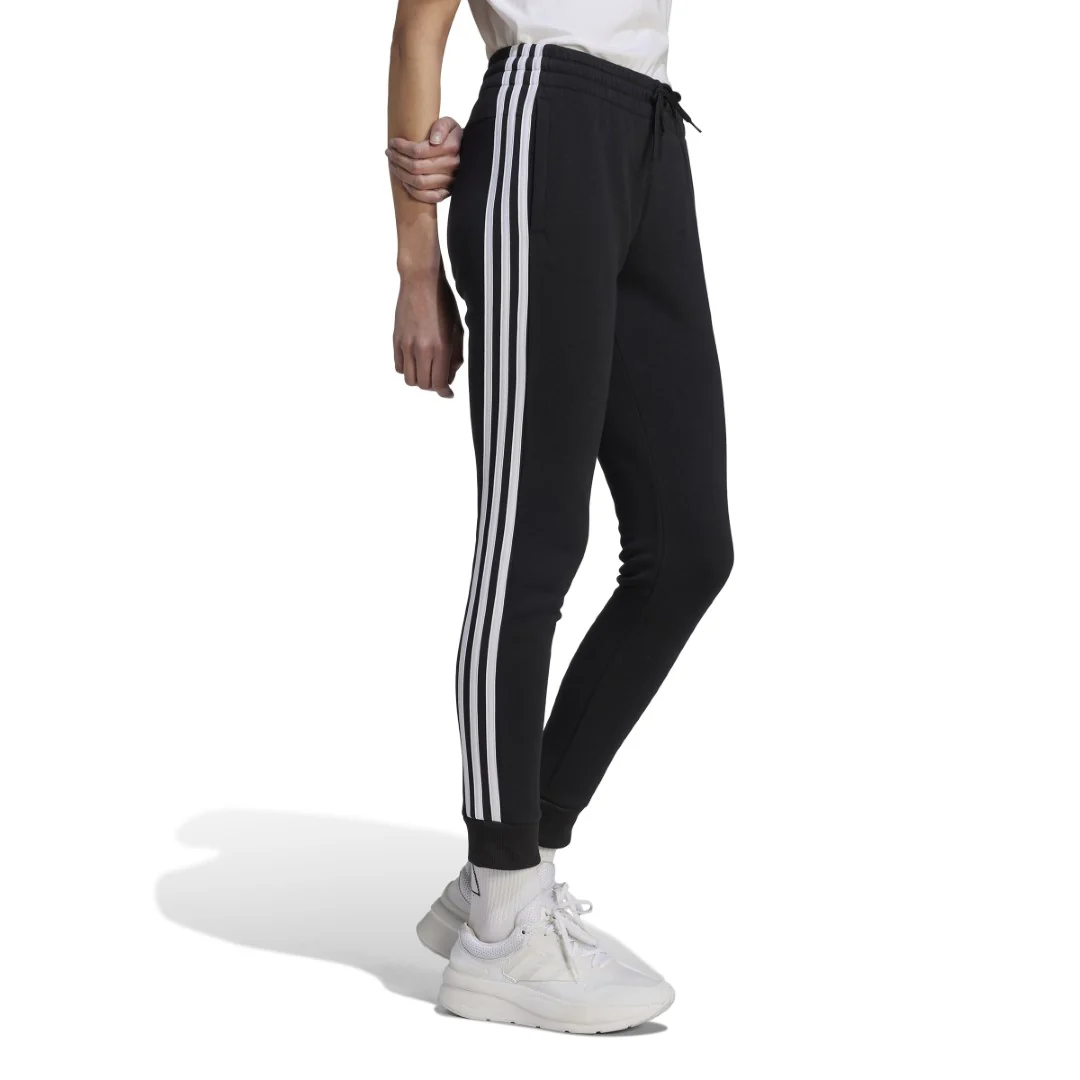 Essentials 3-Stripes Fleece Joggers - Image 4