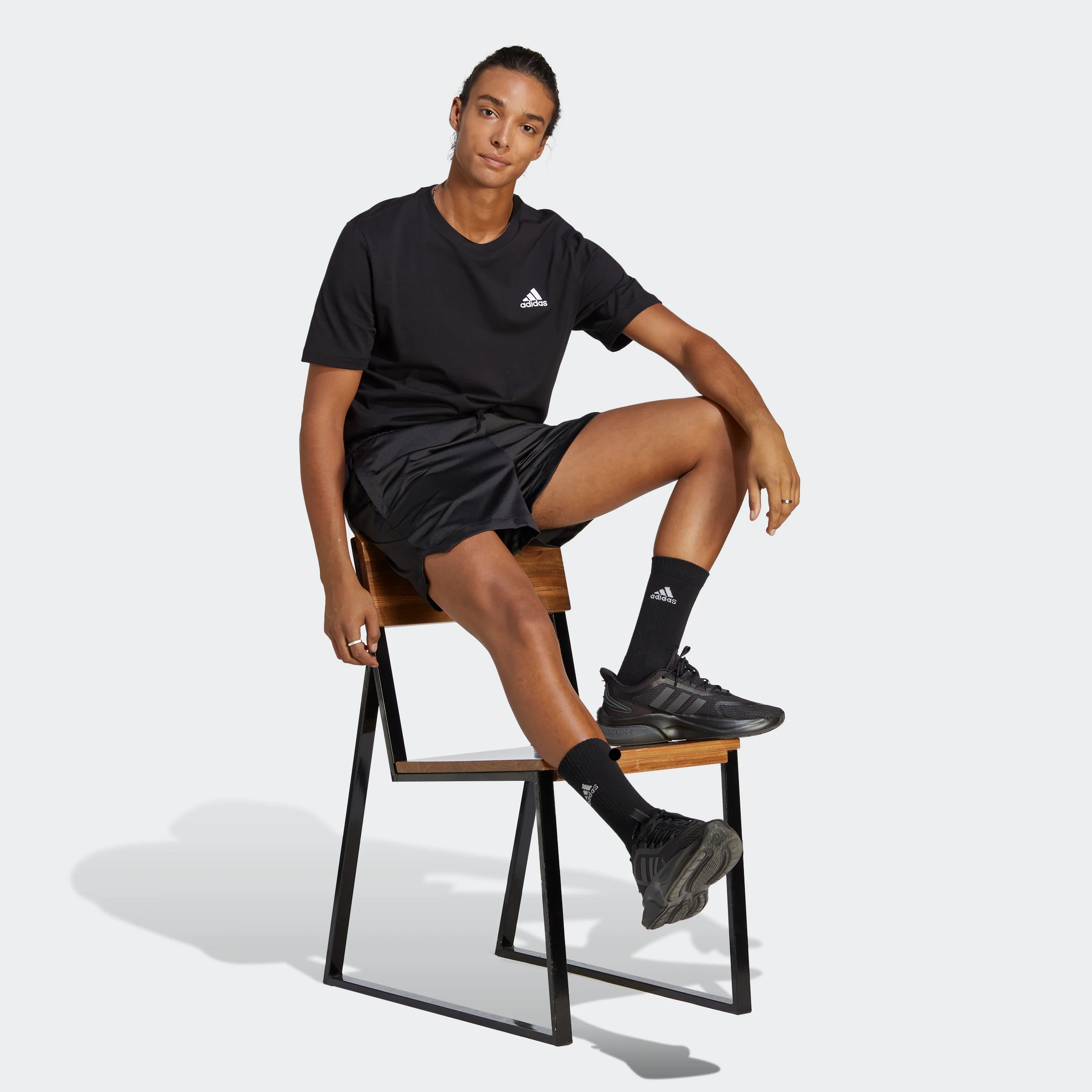 Essentials Single Jersey Embroidered Small Logo T-Shirt - Image 3