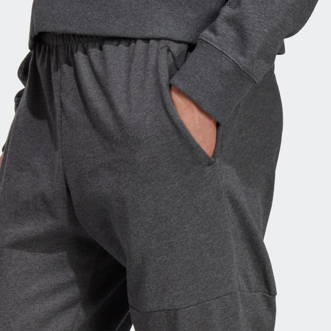 Essentials Single Jersey Tapered Badge Of Sport Joggers - Image 4