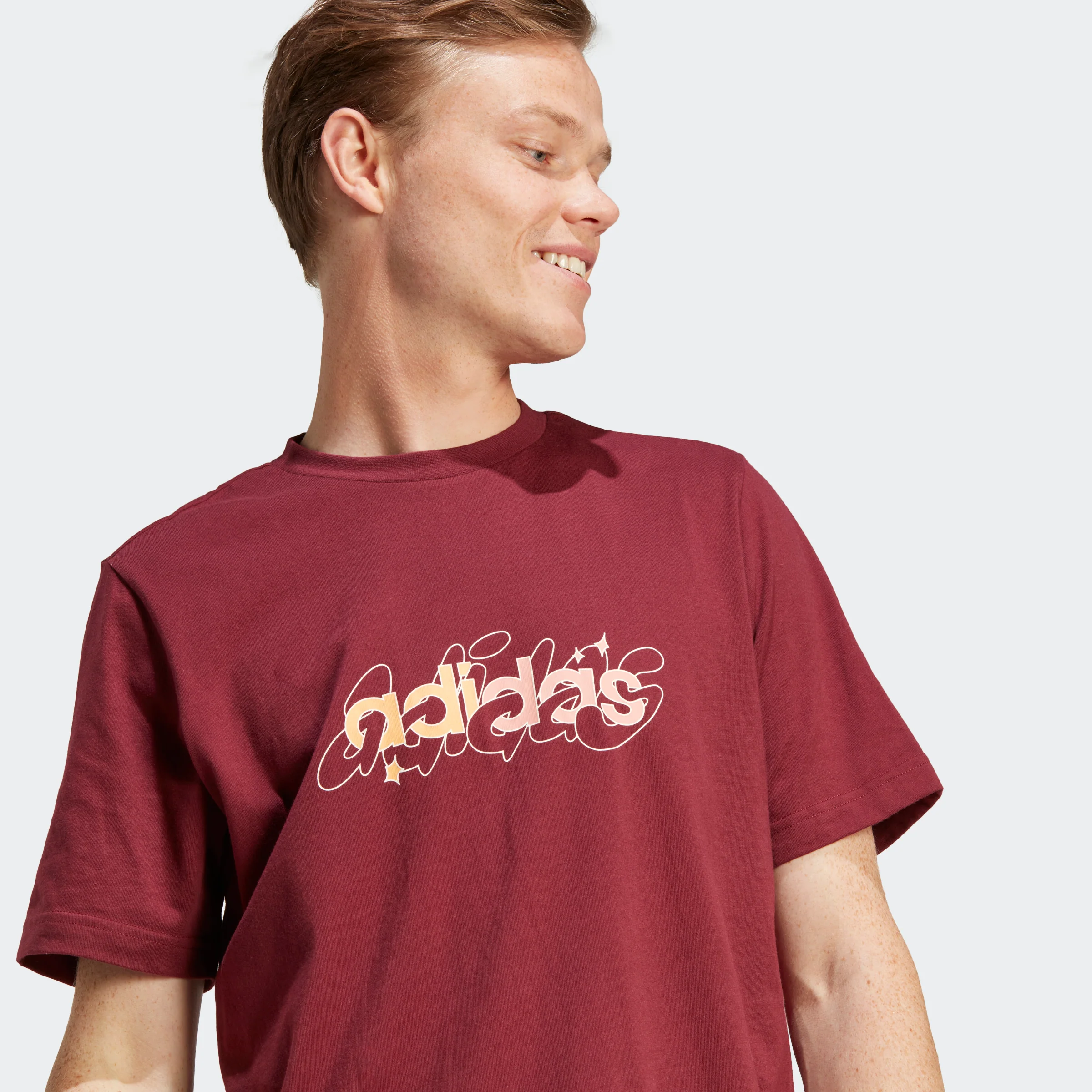Illustrated Linear Graphic T-Shirt - Image 3