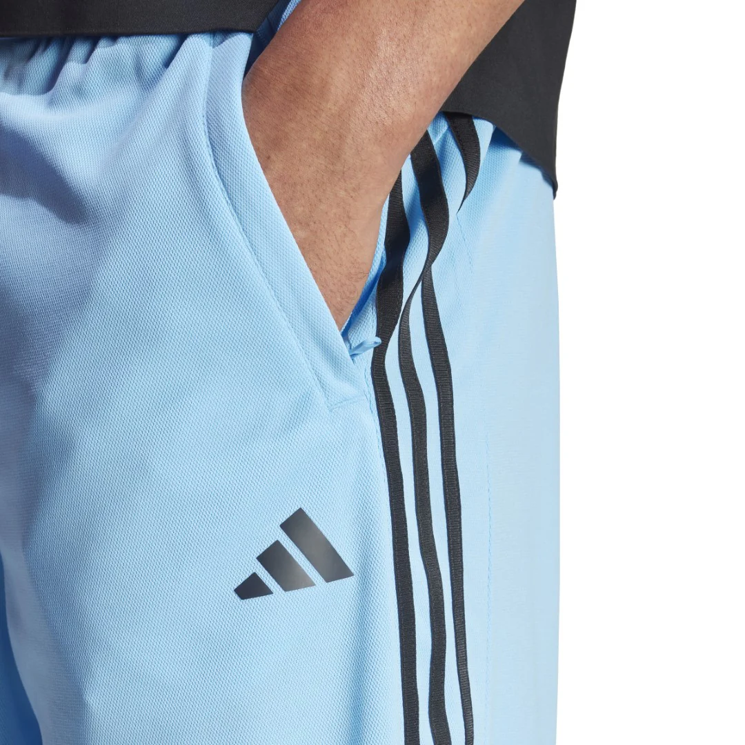 Train Essentials Piqué 3-Stripes Training Shorts - Image 4
