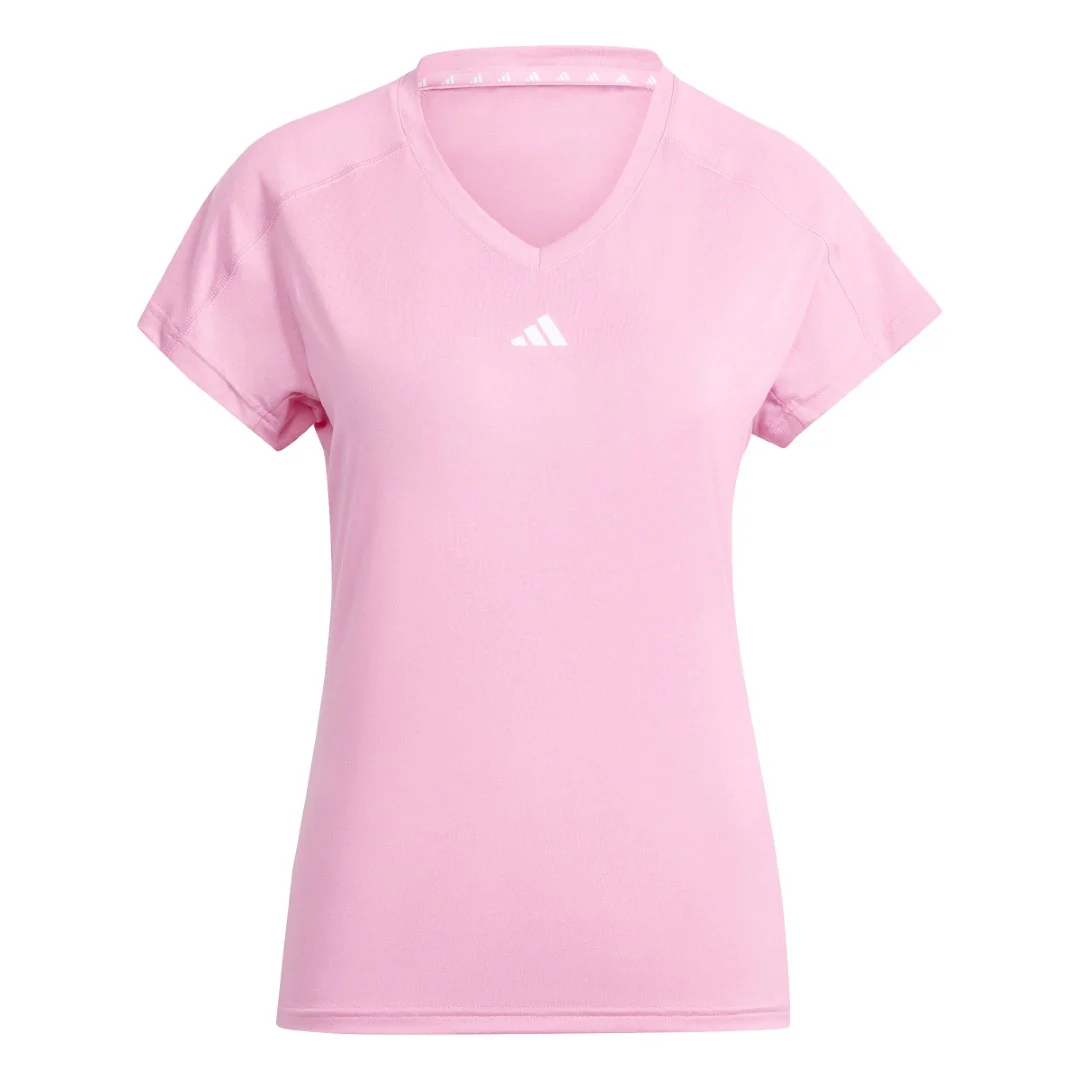 AEROREADY Train Essentials Minimal Branding V-Neck T-Shirt - Image 6