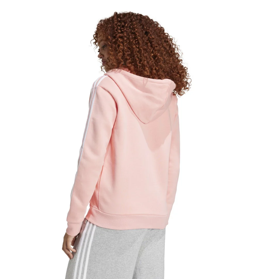 Essentials 3-Stripes Full-Zip Fleece Hoodie - Image 2