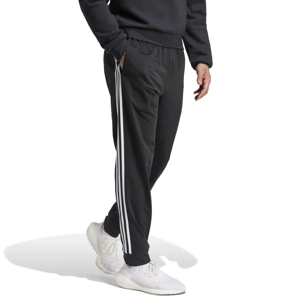 Essentials Warm-Up Tapered 3-Stripes Track Tracksuit Pants - Image 3