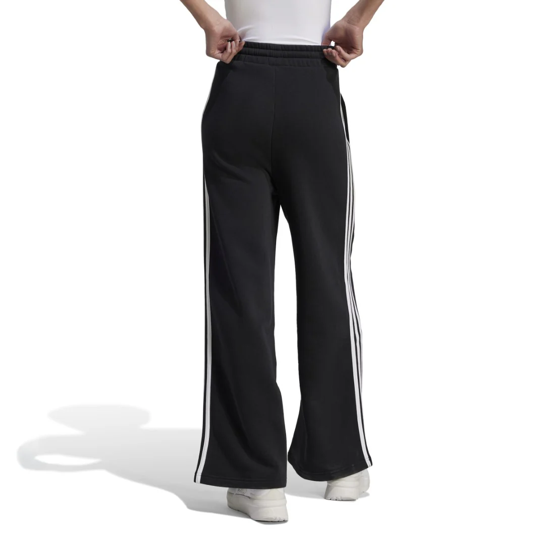 Essentials 3-Stripes French Terry Wide Joggers - Image 2