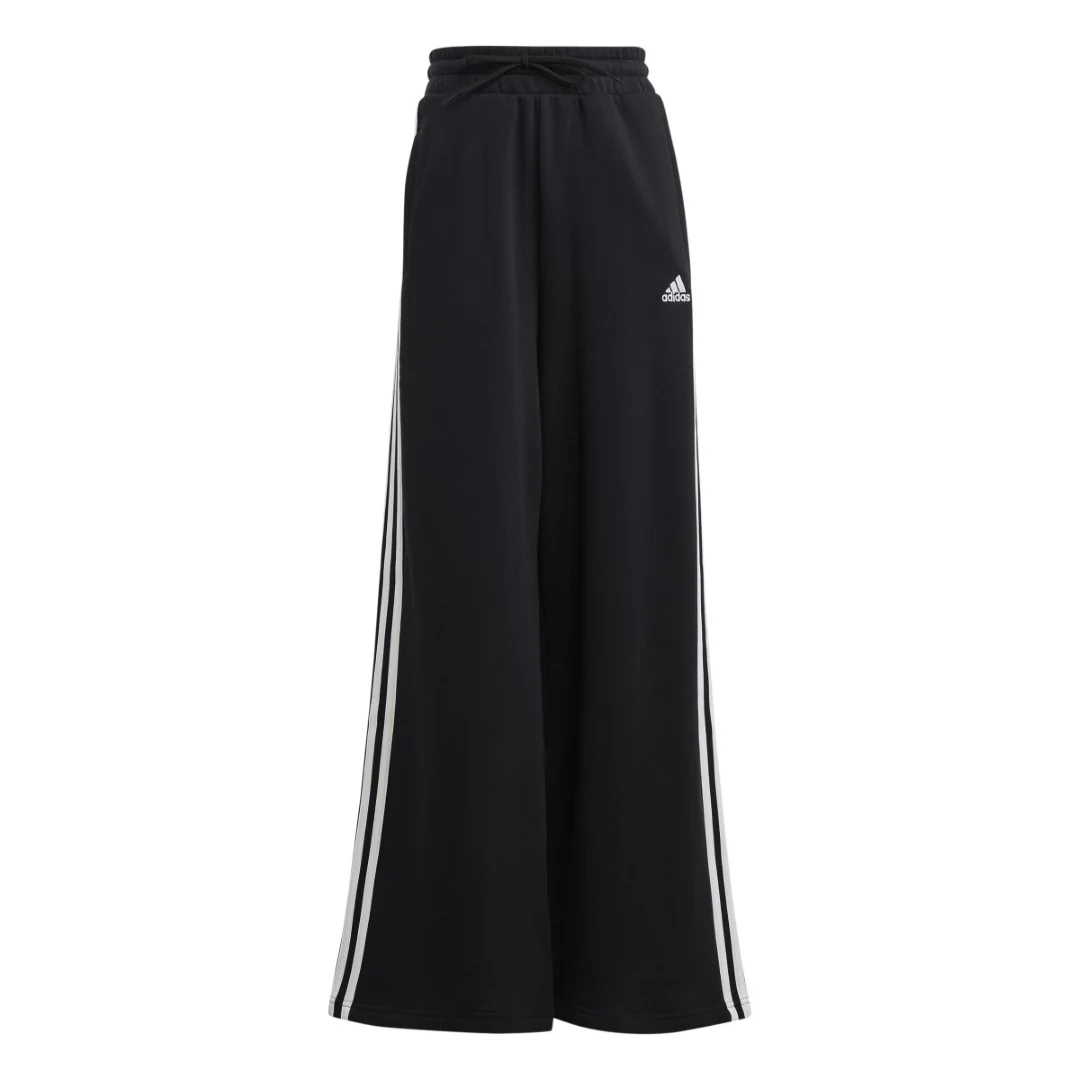 Essentials 3-Stripes French Terry Wide Joggers - Image 5
