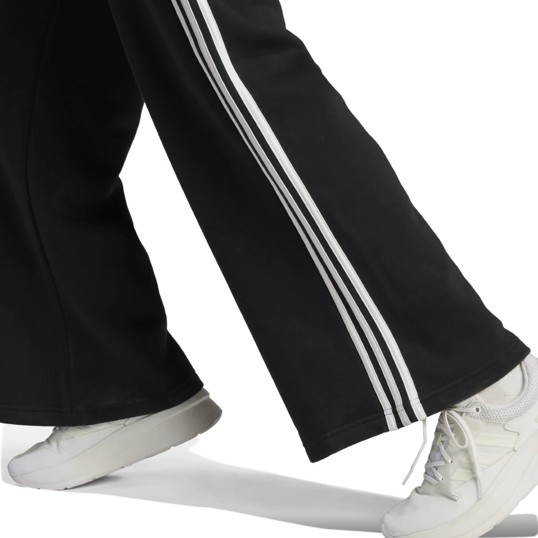 Essentials 3-Stripes French Terry Wide Joggers - Image 6