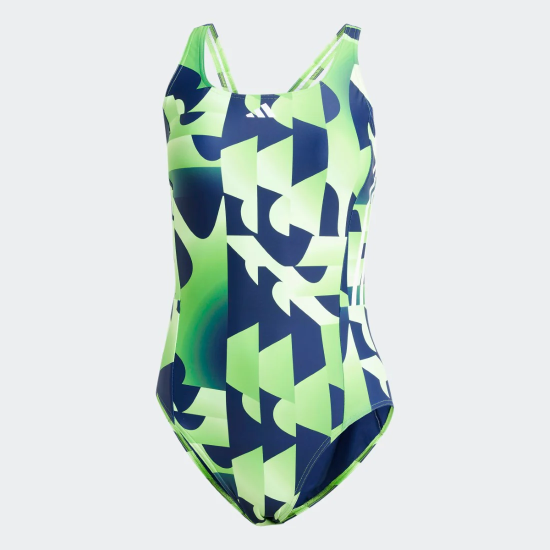 3-Stripes Graphic V-Back Swimsuit - Image 4