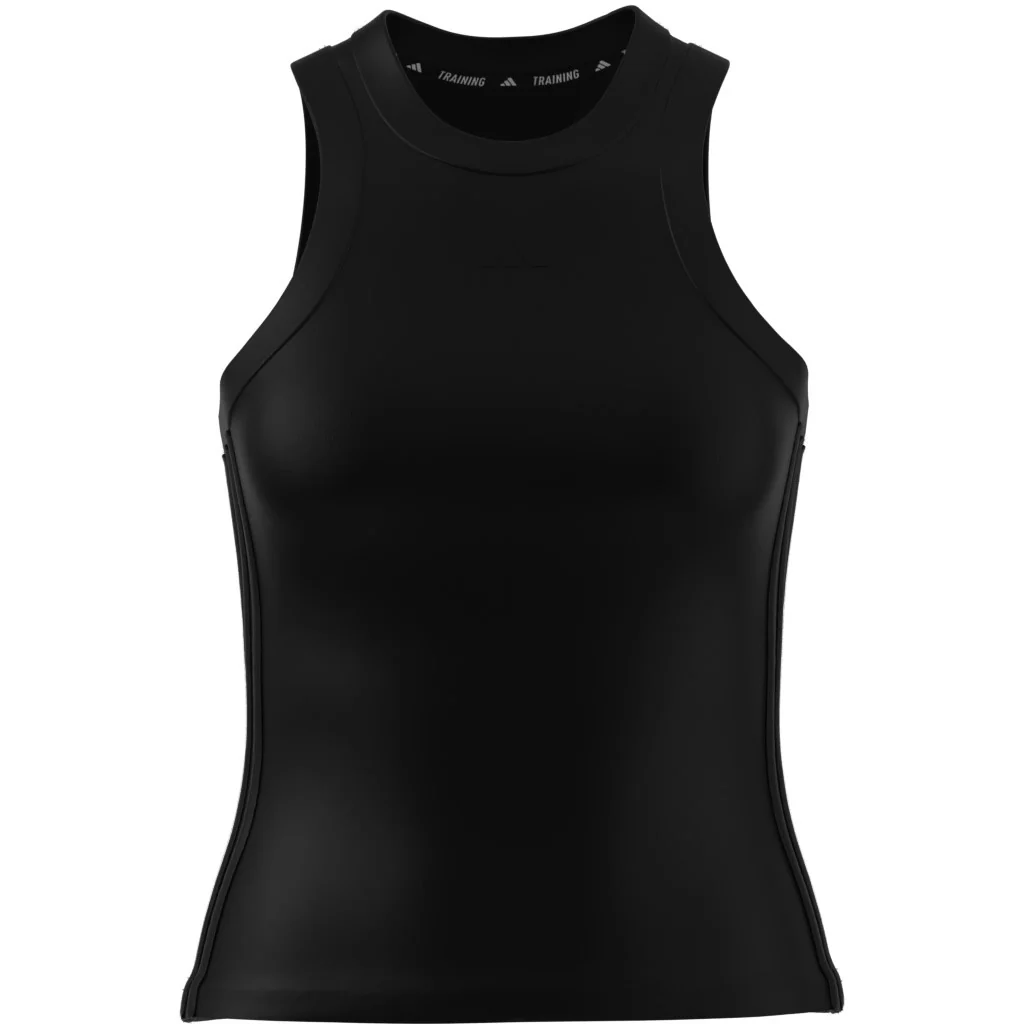 All Gym Seasonal Rib Tight Fit Tonal 3-Stripes Tank Top - Image 8