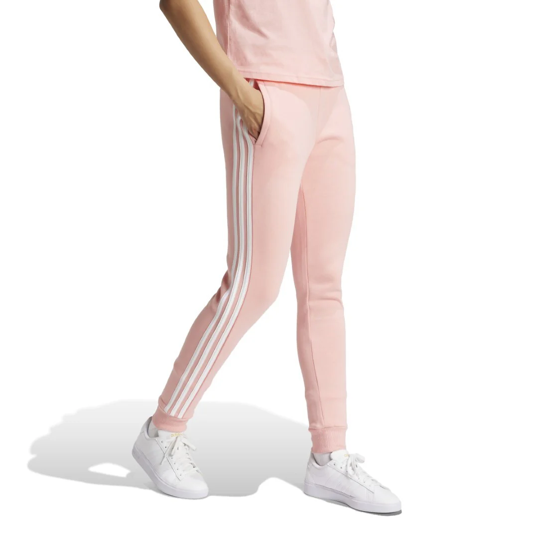 Essentials 3-Stripes Fleece Joggers - Image 2