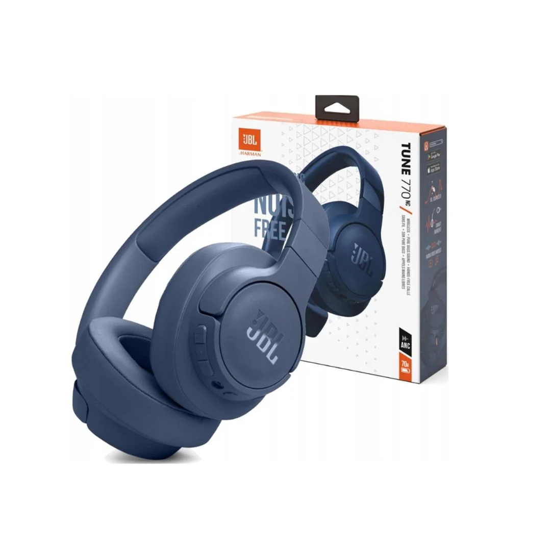 JBL Tune 770NC Adaptive Noise Cancelling wireless headphones Blue - Image 4