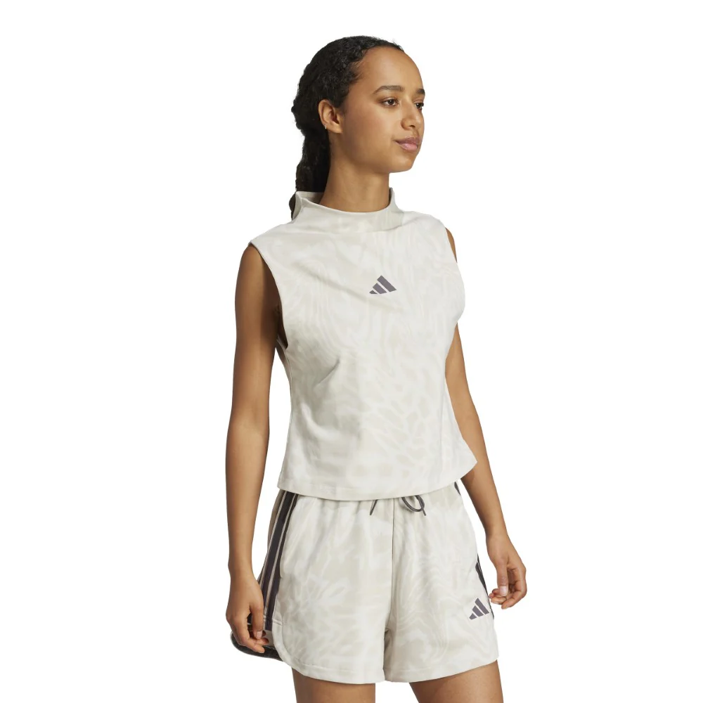 Essentials High Neck Slim Fit Tank Top - Image 3