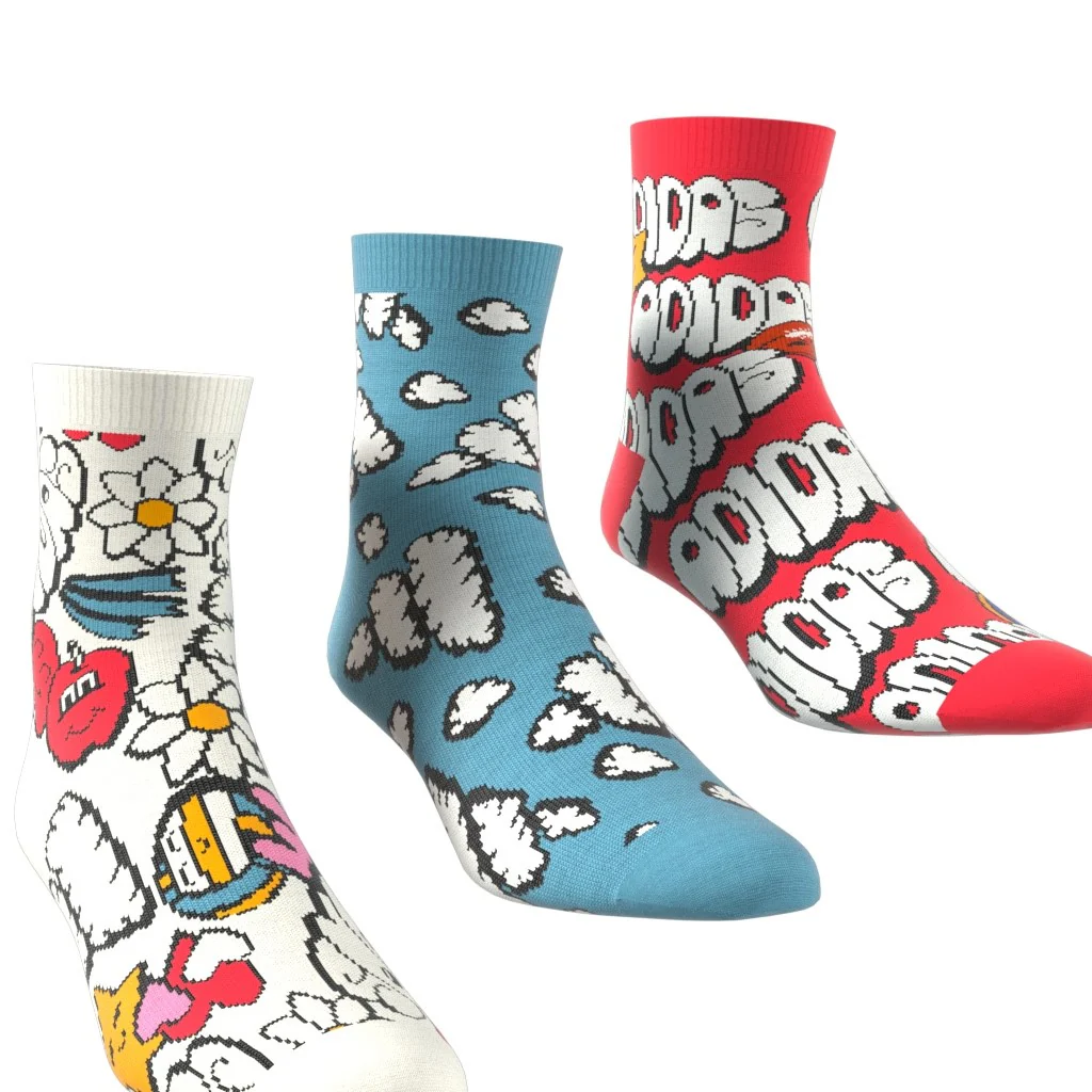 Fun ( 3 Pairs ) Socks - Image 2