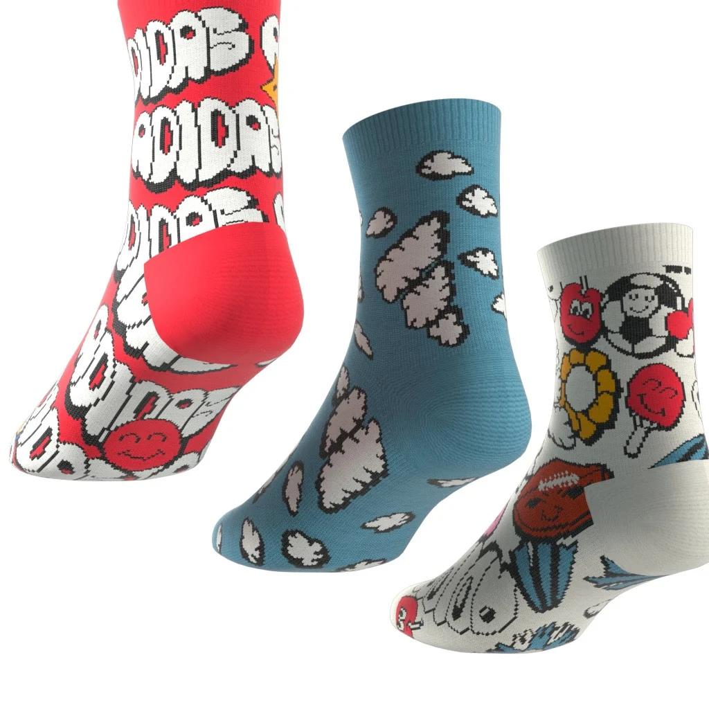 Fun ( 3 Pairs ) Socks - Image 7