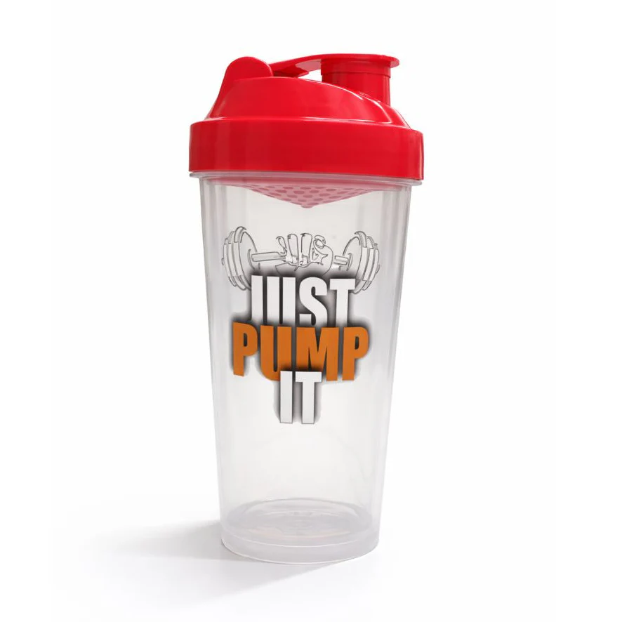 Just Pump It Clear Red Shaker 700 ML
