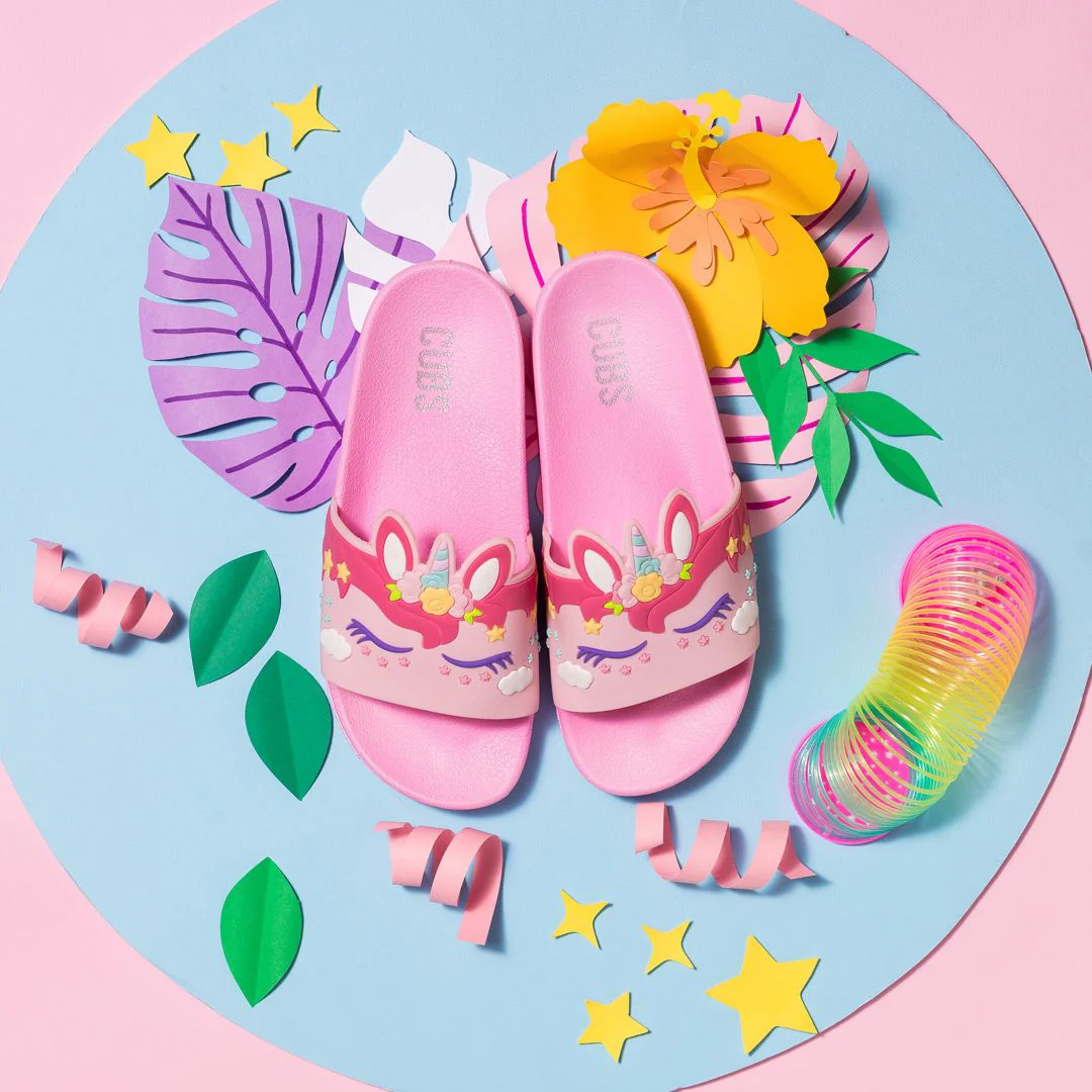 Unicorn Face Pink Slides - Image 2
