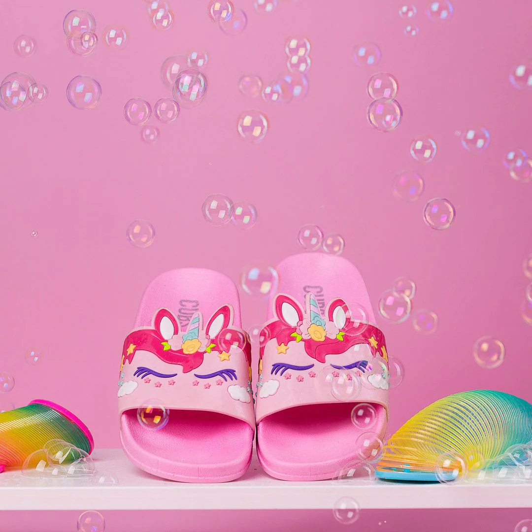 Unicorn Face Pink Slides - Image 3