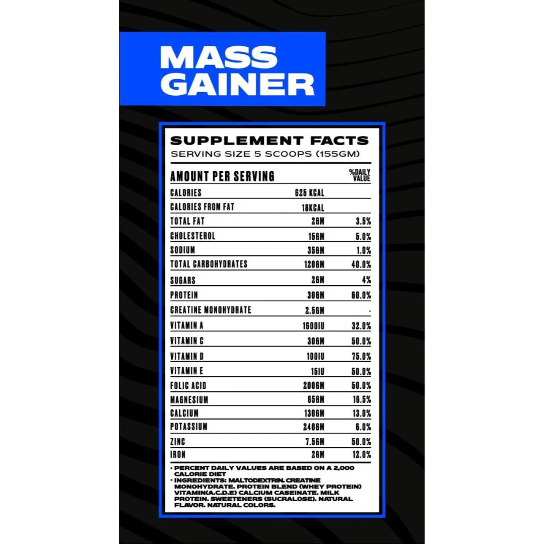 Mass Core - 3.75 Kilos Weight Gainer - Image 2