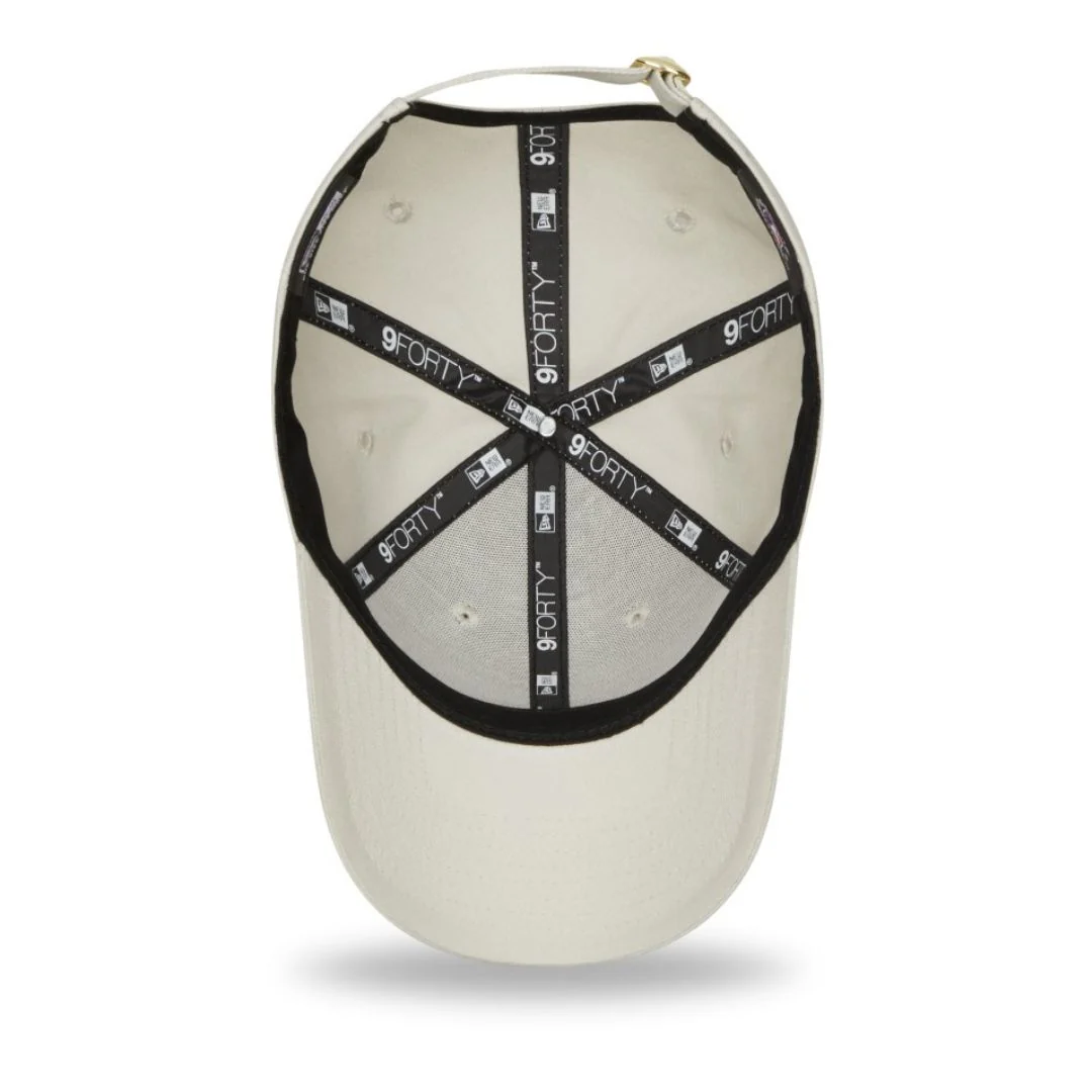 Womens Metallic Logo 9Forty New York Yankees Cap - Image 4