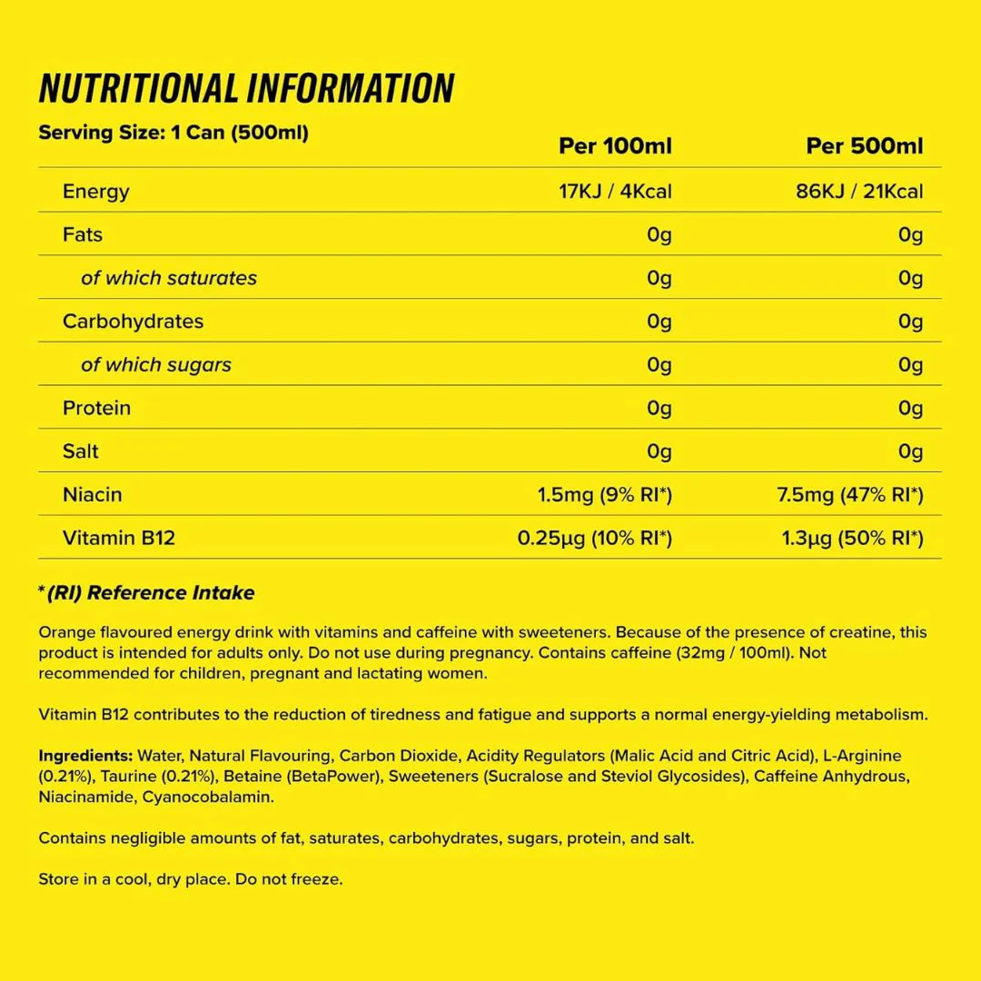 C4 Energy Drink - 500 ml millions strawberry - Image 2