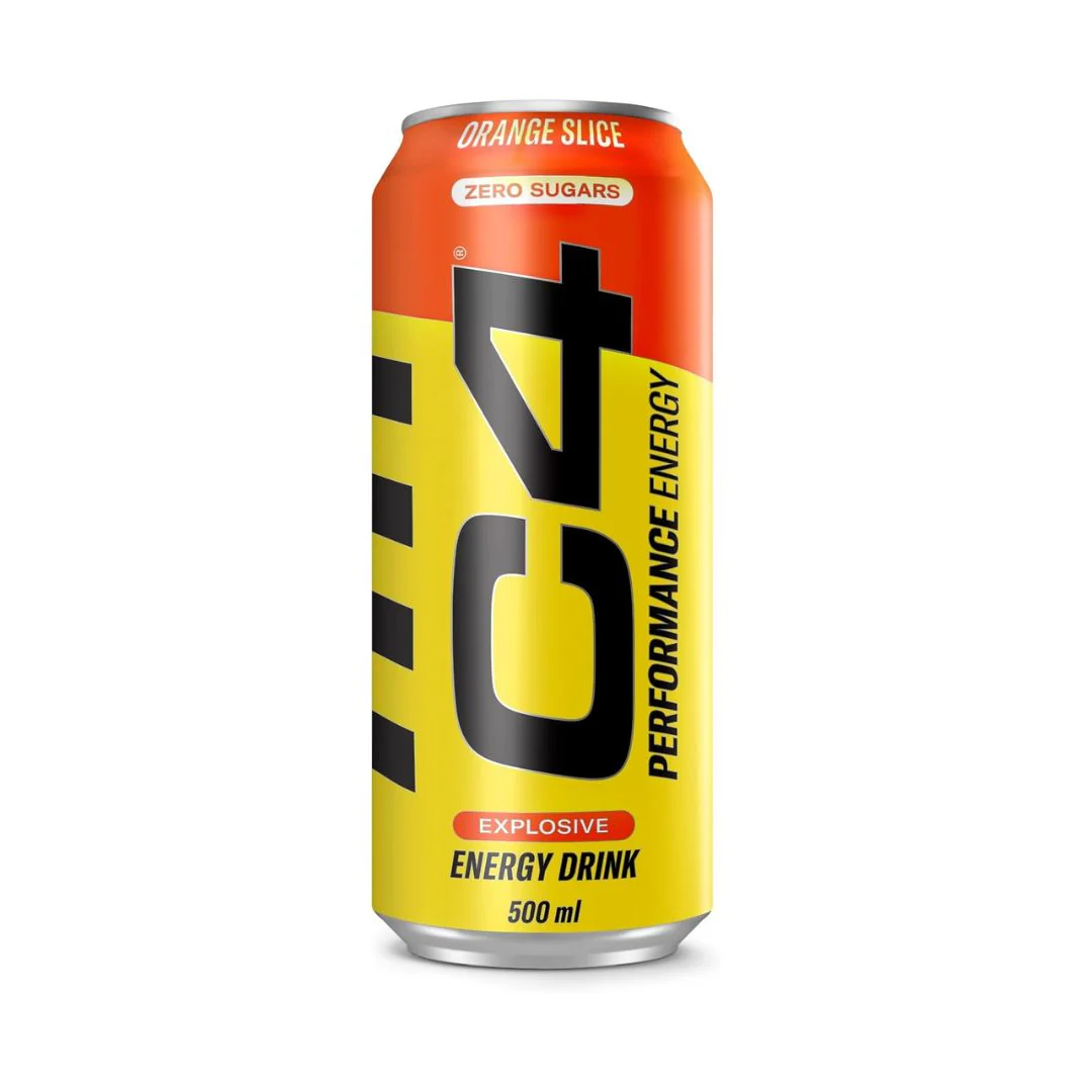 C4 Energy Drink 500 Ml Orange Silce
