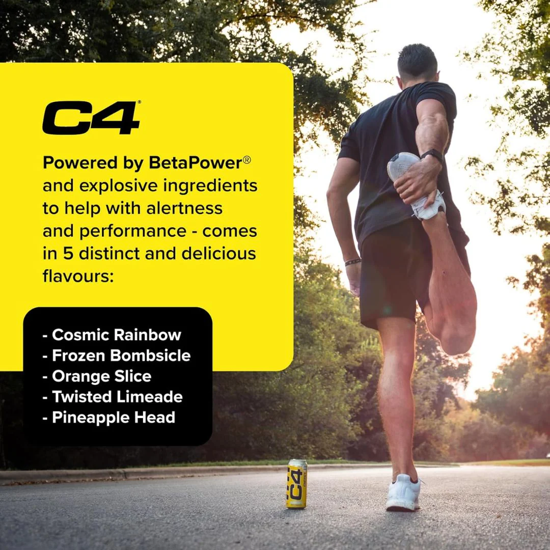C4 Energy Drink 500 Ml Orange Silce - Image 2