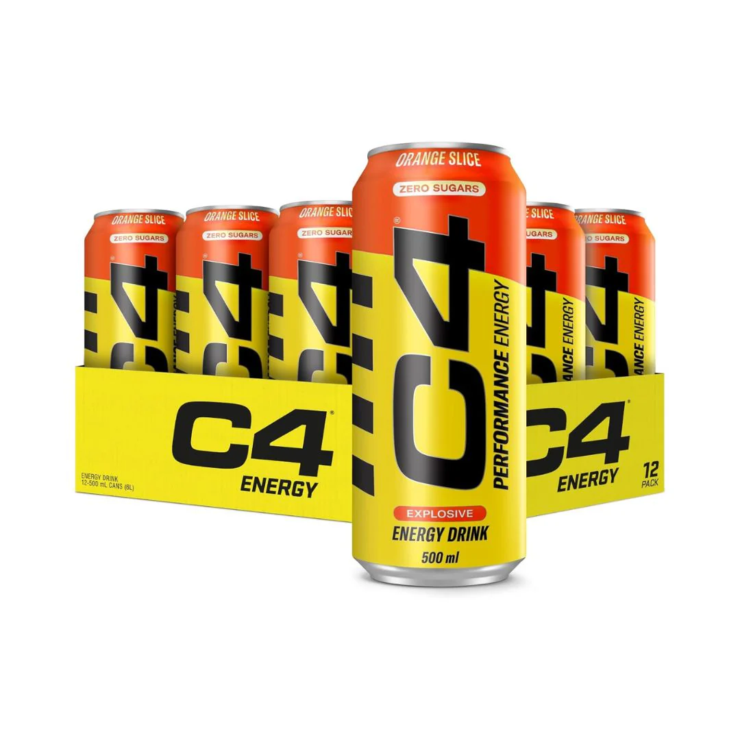 C4 Energy Drink 500 Ml Orange Silce - Image 7