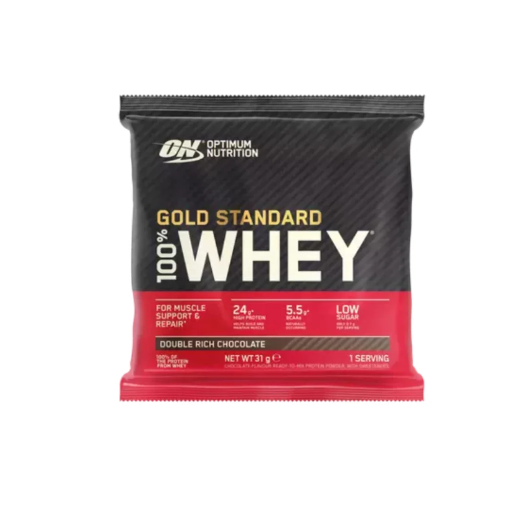 Gold Standard 100% Whey Sachet 31g - 1Serv Double Rich Chocolate