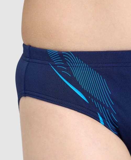 Graphic Print Logo Swim Brief - Image 4